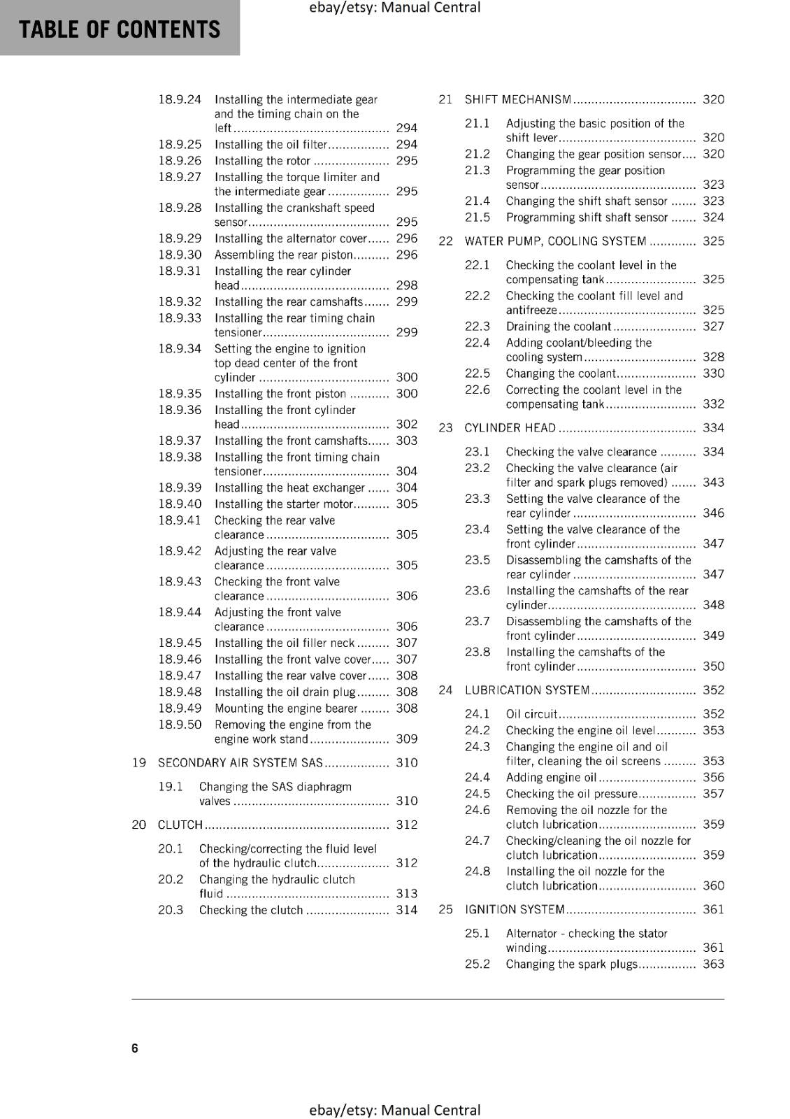 KTM MOTORCYCLE 2018 -  1290 SUPER DUKE GT - WORKSHOP SERVICE MANUAL