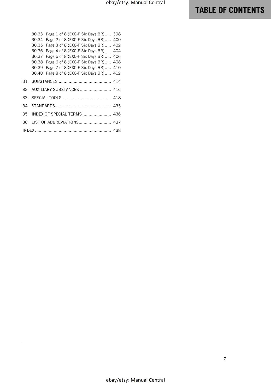 KTM MOTORCYCLE 2018 -  350 EXC-F SIX DAYS - WORKSHOP SERVICE MANUAL