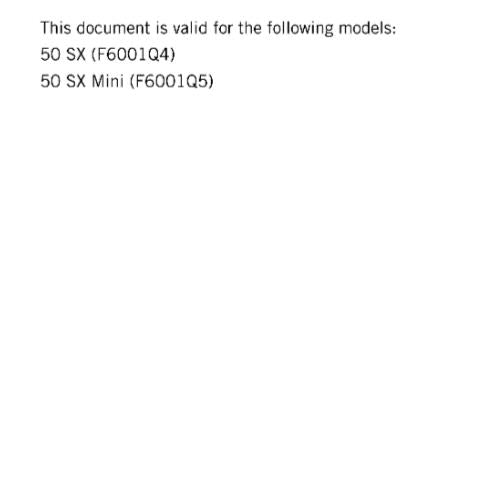 KTM MOTORCYCLE 2017 -  50 SX MINI - WORKSHOP SERVICE MANUAL - REPRINT