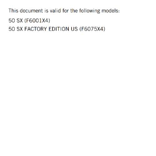 KTM MOTORCYCLE 2023 -  50 SX FACTORY EDITION - OWNERS MANUAL - REPRINT