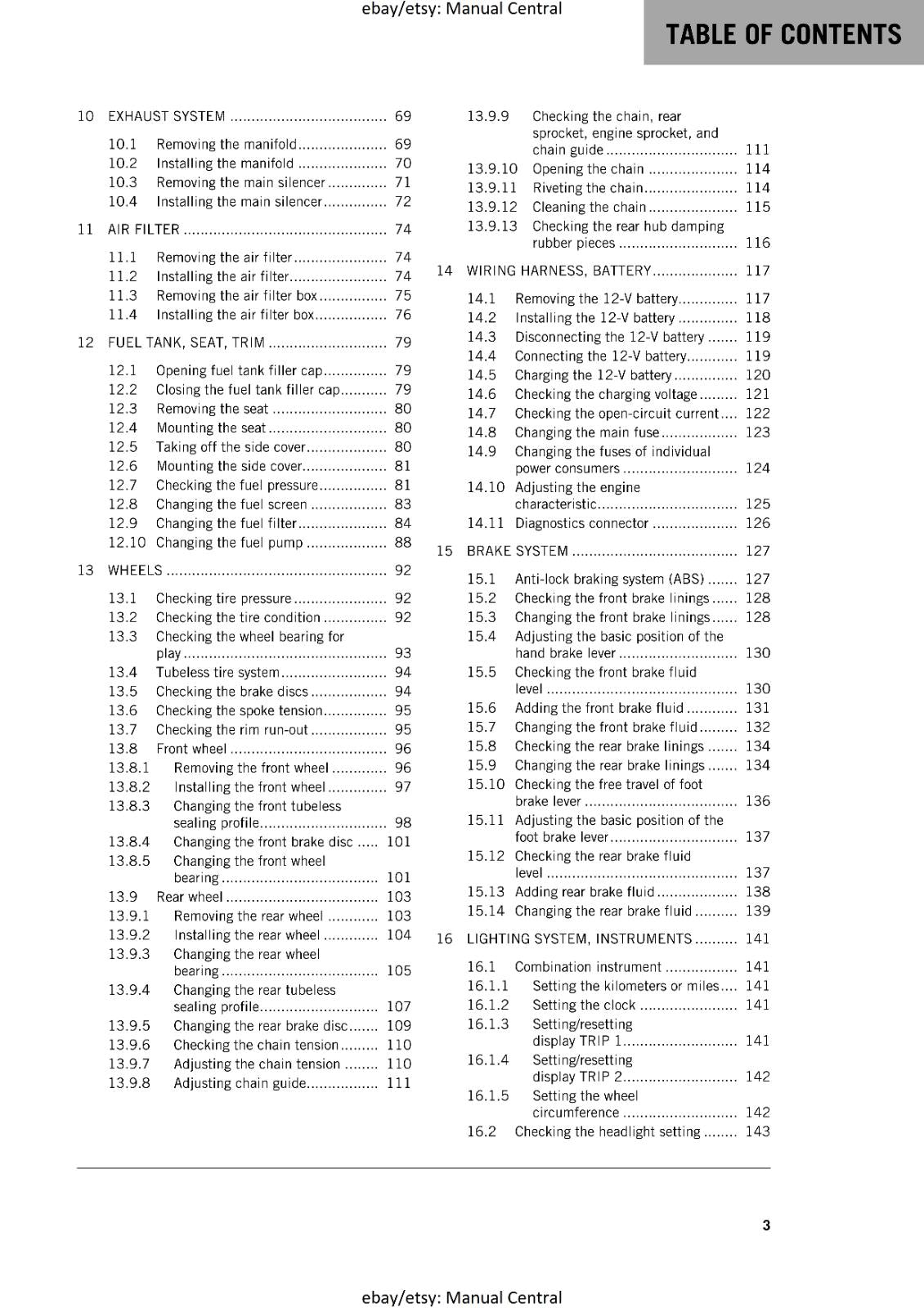 KTM MOTORCYCLE 2017 - 690 SMC R - WORKSHOP SERVICE MANUAL - REPRINT