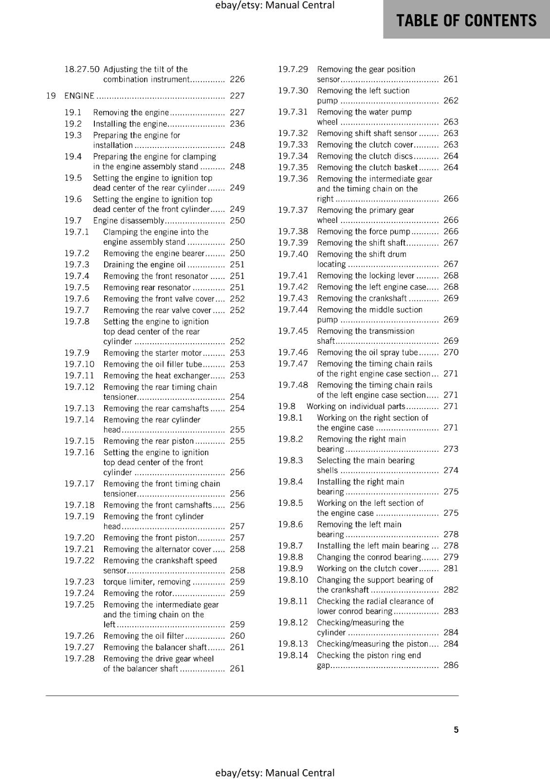 KTM MOTORCYCLE 2017 -1290 SUPER ADVENTURE R - WORKSHOP SERVICE MANUAL - REPRINT
