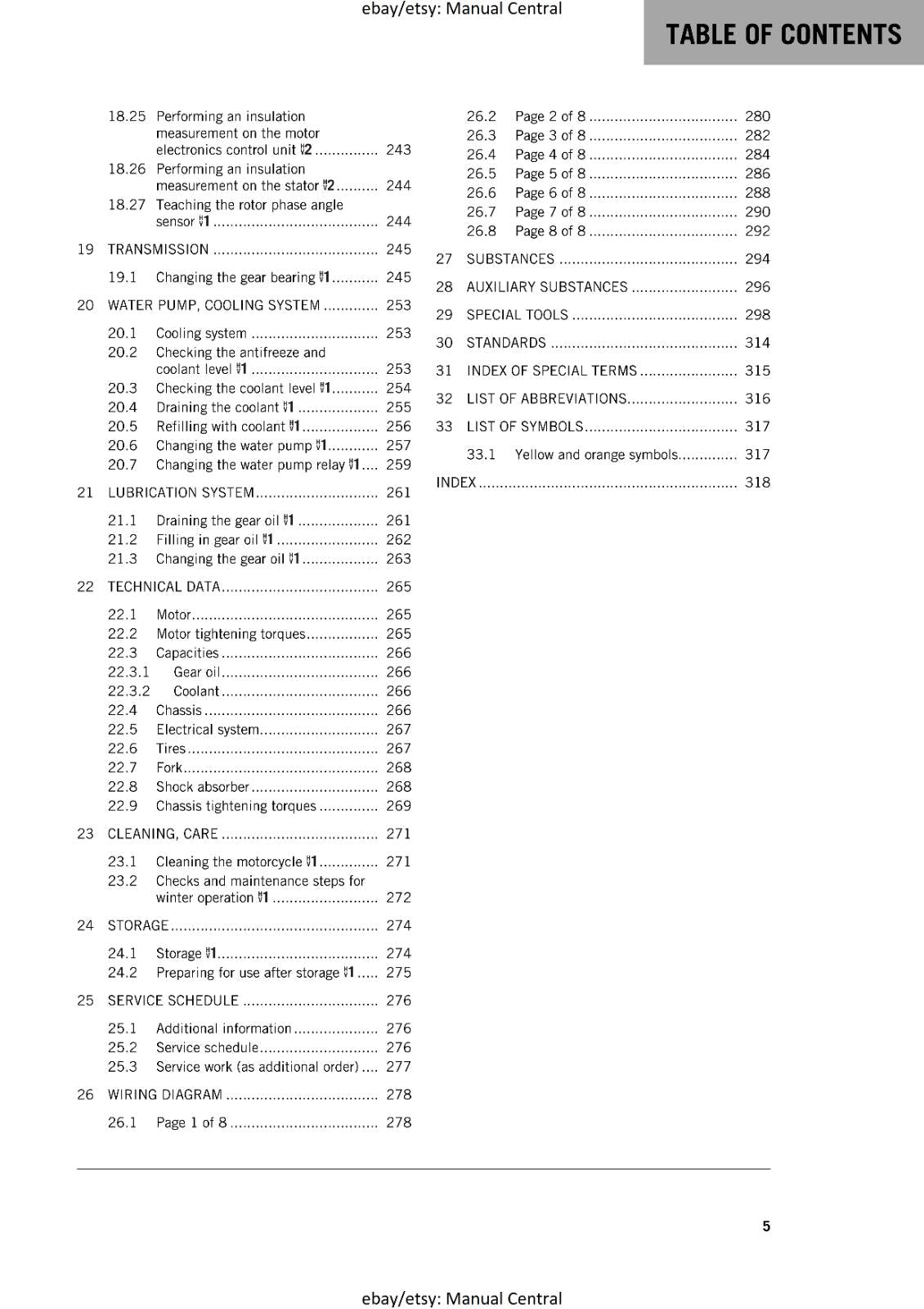 KTM MOTORCYCLE 2017 - FREERIDE E-XC - WORKSHOP SERVICE MANUAL - REPRINT