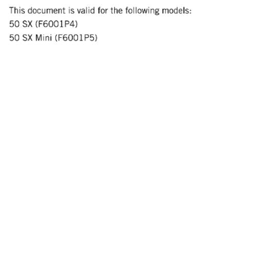 KTM MOTORCYCLE 2016 - 50 SX MINI - WORKSHOP SERVICE MANUAL - REPRINT