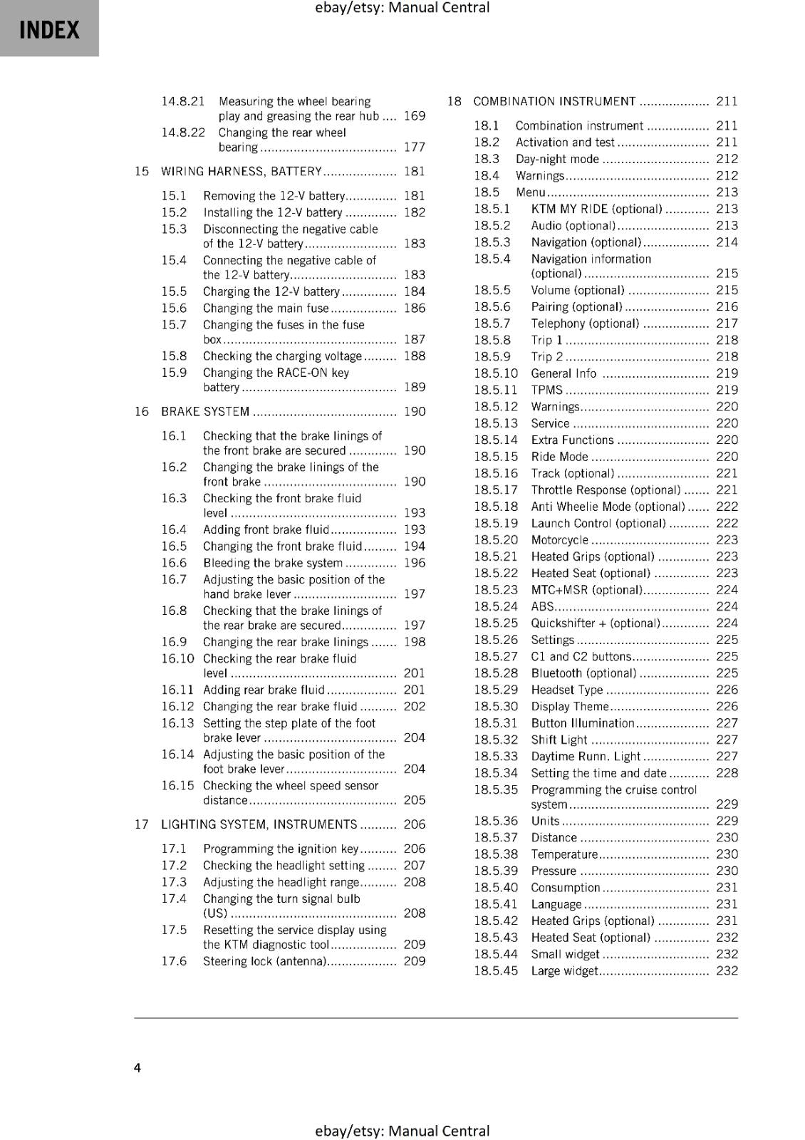 KTM 2020 - 1290 SUPER DUKE R - WORKSHOP SERVICE REPAIR MANUAL