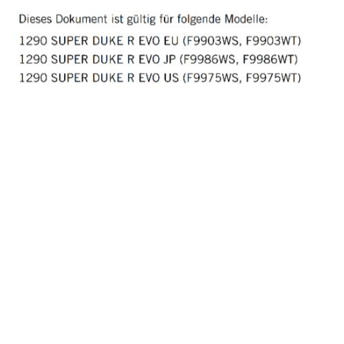 GERMAN LANGUAGE - KTM 2023- 1290 SUPER DUKE R EVO - REPARATURANLEITUNG