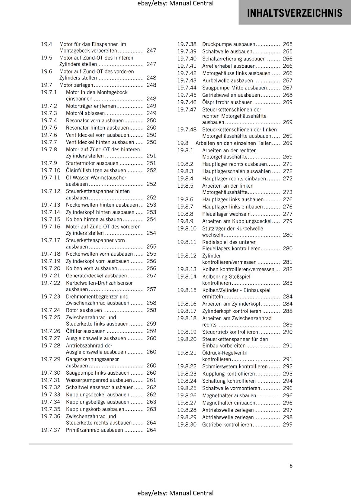 GERMAN LANGUAGE - KTM 2023- 1290 SUPER DUKE R EVO - REPARATURANLEITUNG