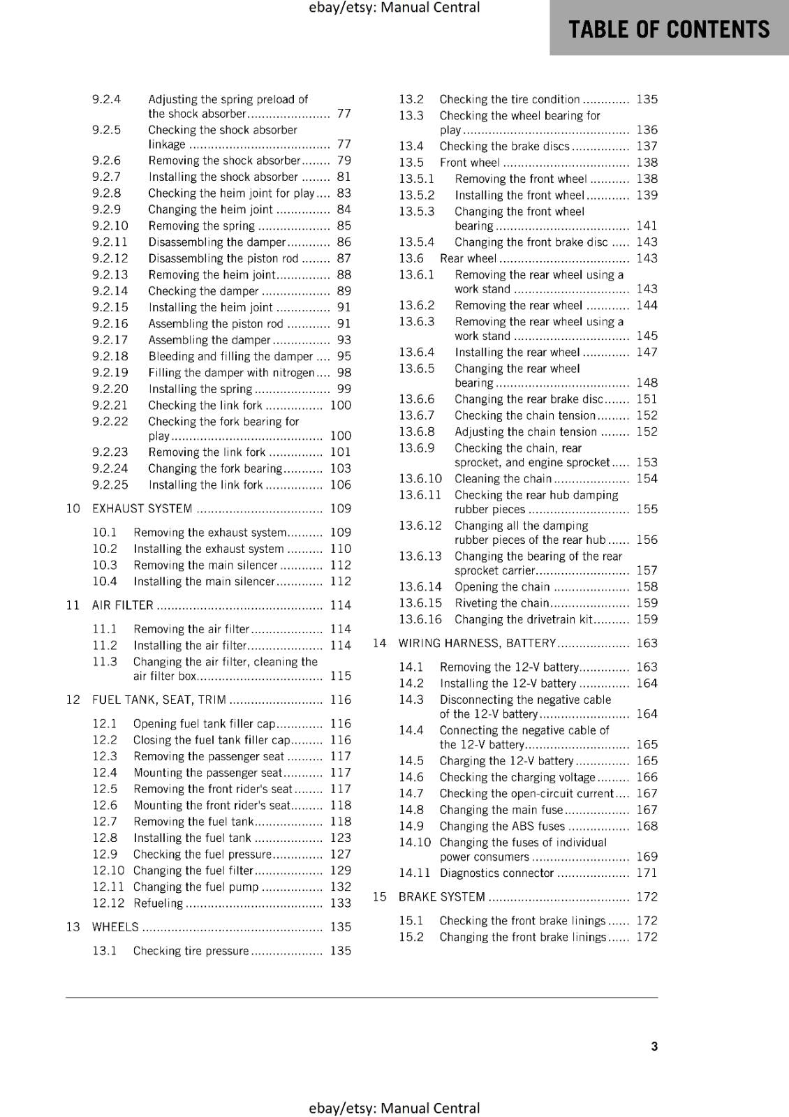 KTM MOTORCYCLE 2017 - 690 DUKE R - WORKSHOP SERVICE MANUAL - REPRINT