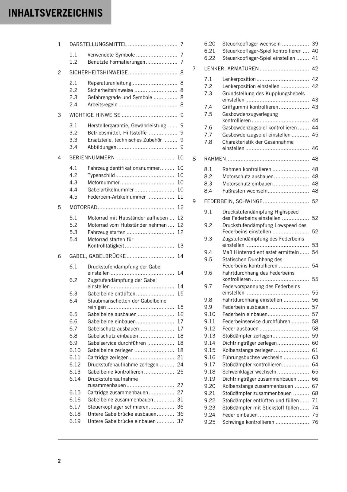 GERMAN LANGUAGE - KTM 2020 - 150 EXC XC-W - REPARATURANLEITUNG - REPAIR MANUAL