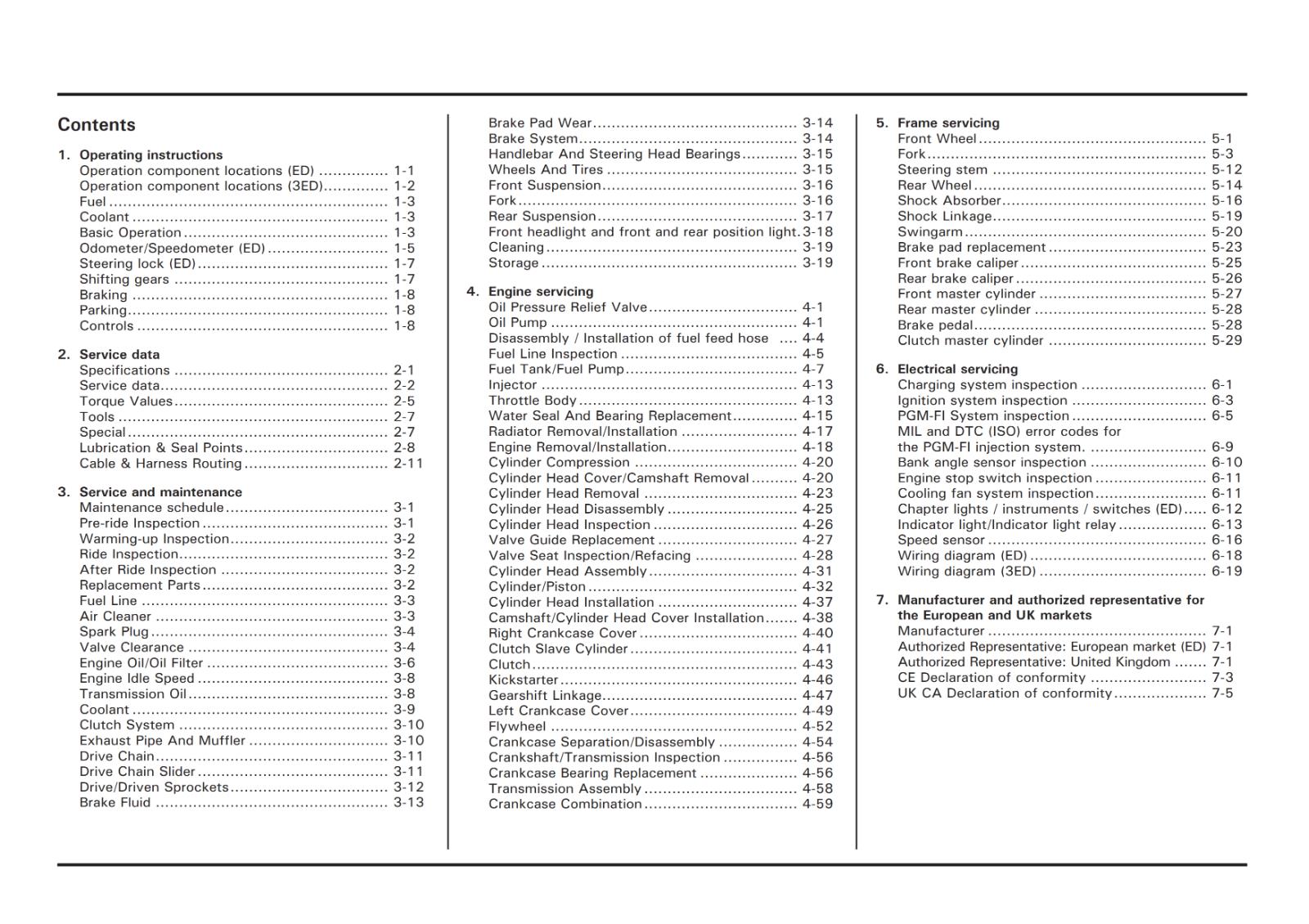 2023 MONTESA COTA 4RT 260 - OPERATOR - SERVICE MANUAL - REPRINTED COMB BOUND