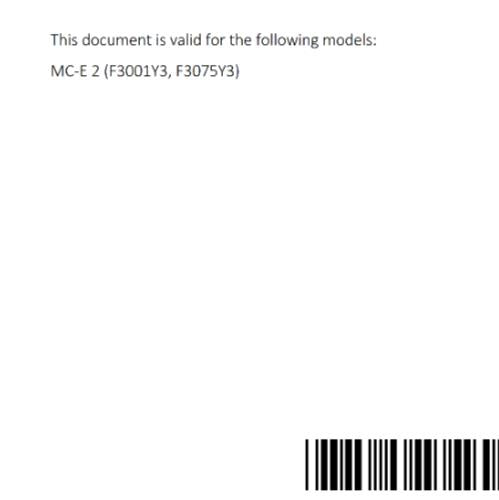 GASGAS 2025 - MC-E 2 - OWNERS MANUAL - USER GUIDE - REPRINTED