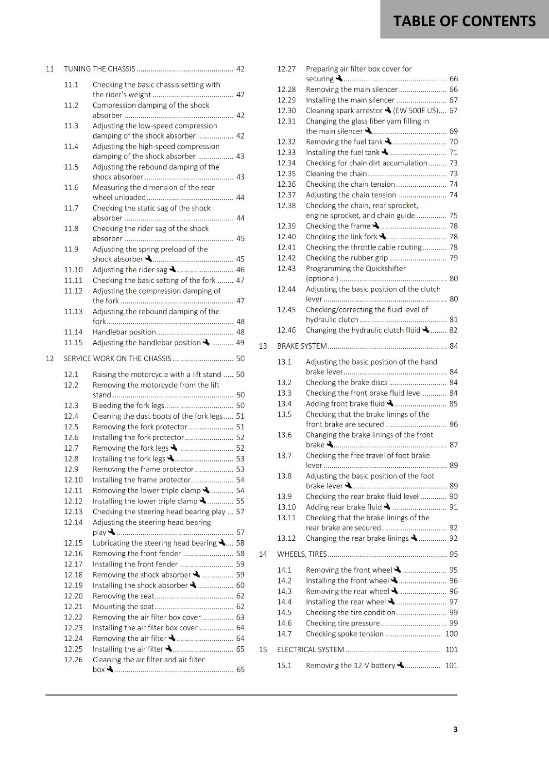 2024 GASGAS OWNERS MANUAL - EC 450F 500F EW 500F - REPRINTED