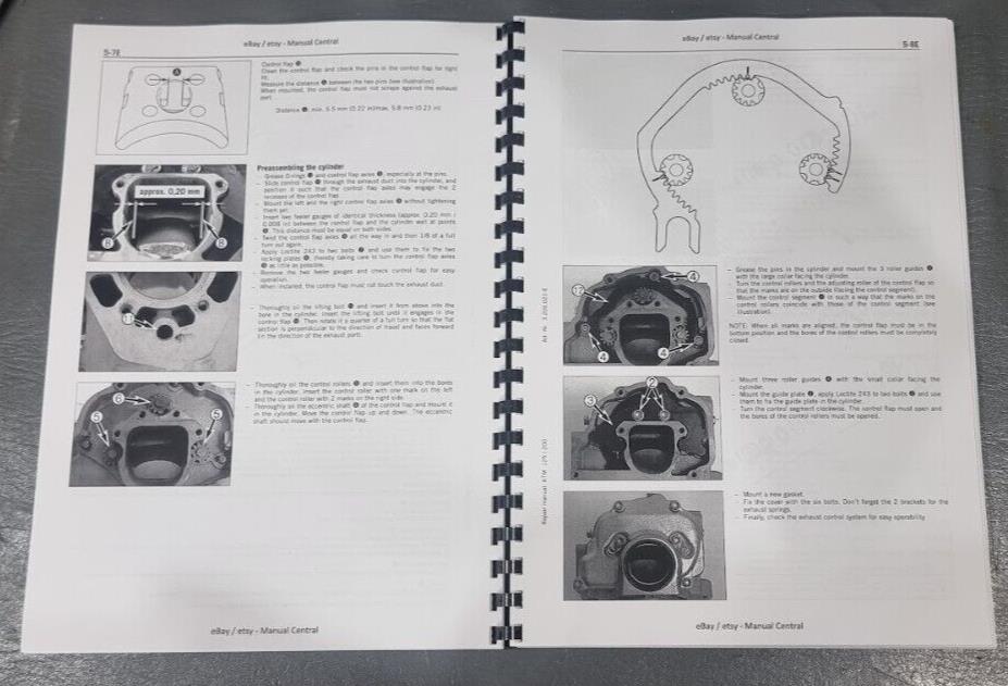KTM 1999 TO 2005 - 125 200 SX MXC EXC - ENGINE WORKSHOP SERVICE REPAIR MANUAL