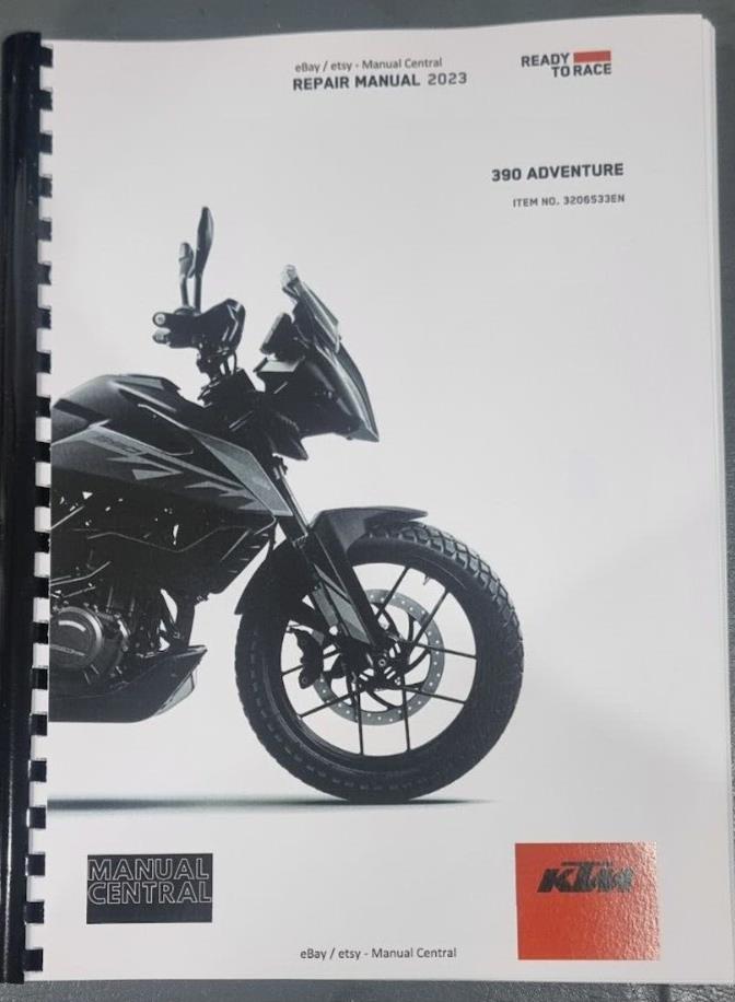 KTM 2023 - 390 ADVENTURE - WORKSHOP SERVICE REPAIR MANUAL