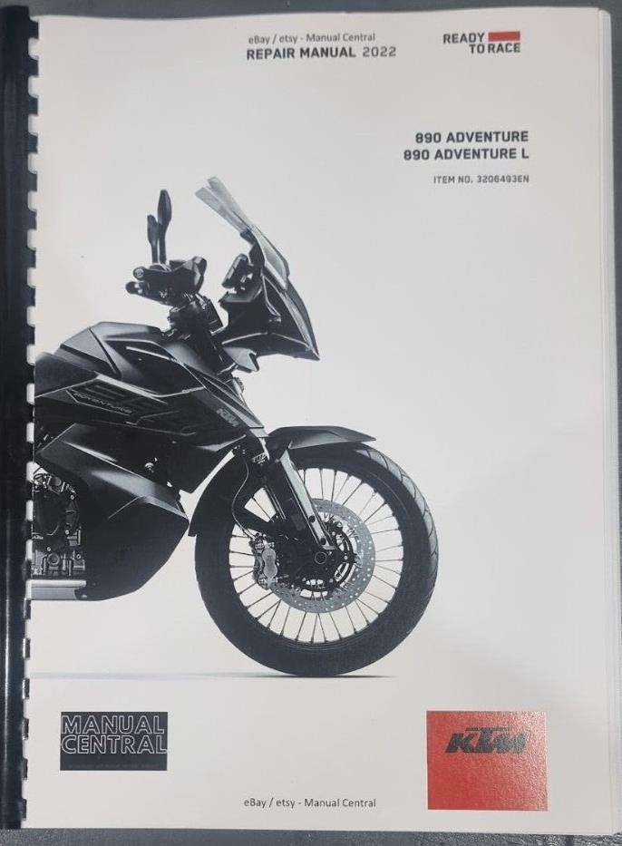 KTM 2022 - 890 ADVENTURE & L - WORKSHOP SERVICE REPAIR MANUAL
