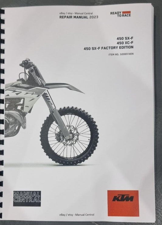 KTM 2022 - 390 DUKE - REPAIR WORKSHOP SERVICE MANUAL REPRINTED