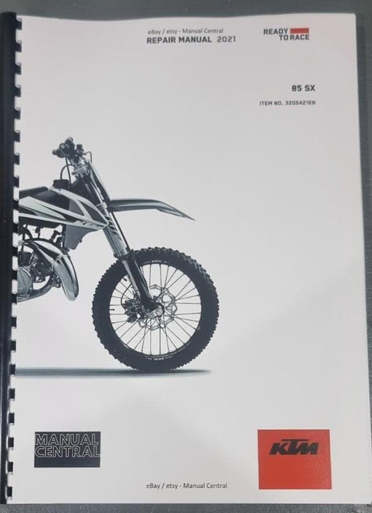 KTM 2021 - 85 SX - WORKSHOP SERVICE REPAIR MANUAL