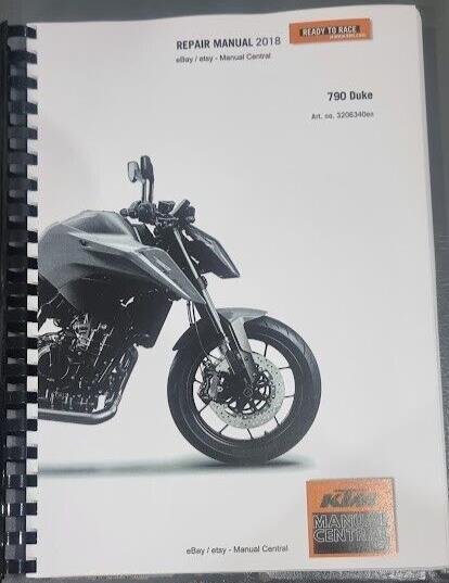 KTM 2018 - 790 DUKE - WORKSHOP SERVICE REPAIR MANUAL