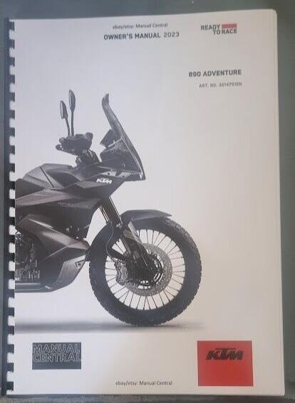 KTM 2023 - 890 ADVENTURE - REPAIR WORKSHOP SERVICE MANUAL