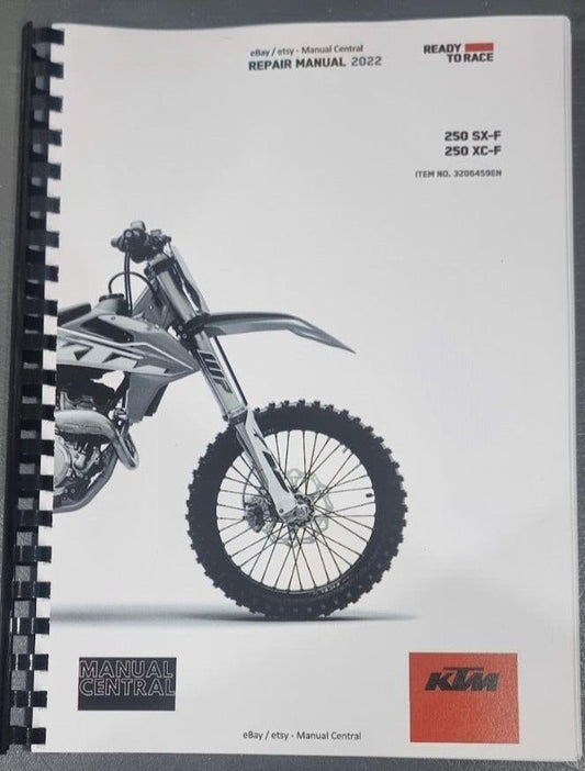 KTM 2022 - 250 SX-F XC-F - WORKSHOP SERVICE REPAIR MANUAL