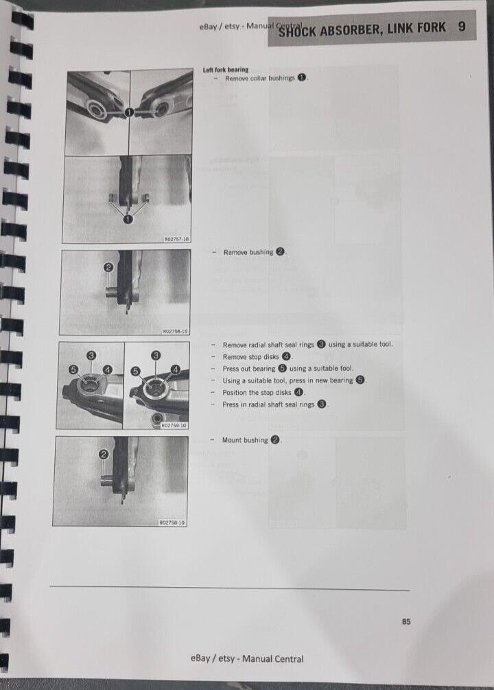 KTM 2021 - 85 SX - REPAIR WORKSHOP SERVICE MANUAL