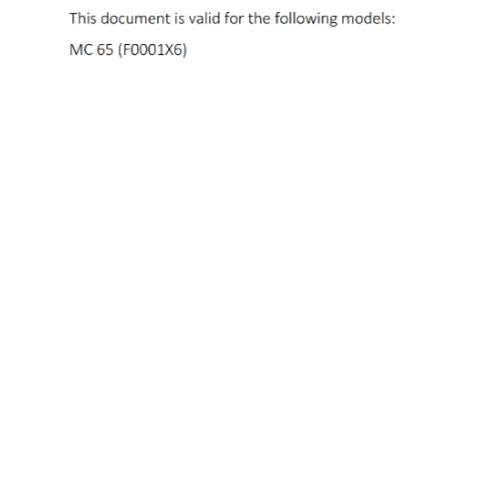 2024 GASGAS OWNERS MANUAL - MC 65 - REPRINTED