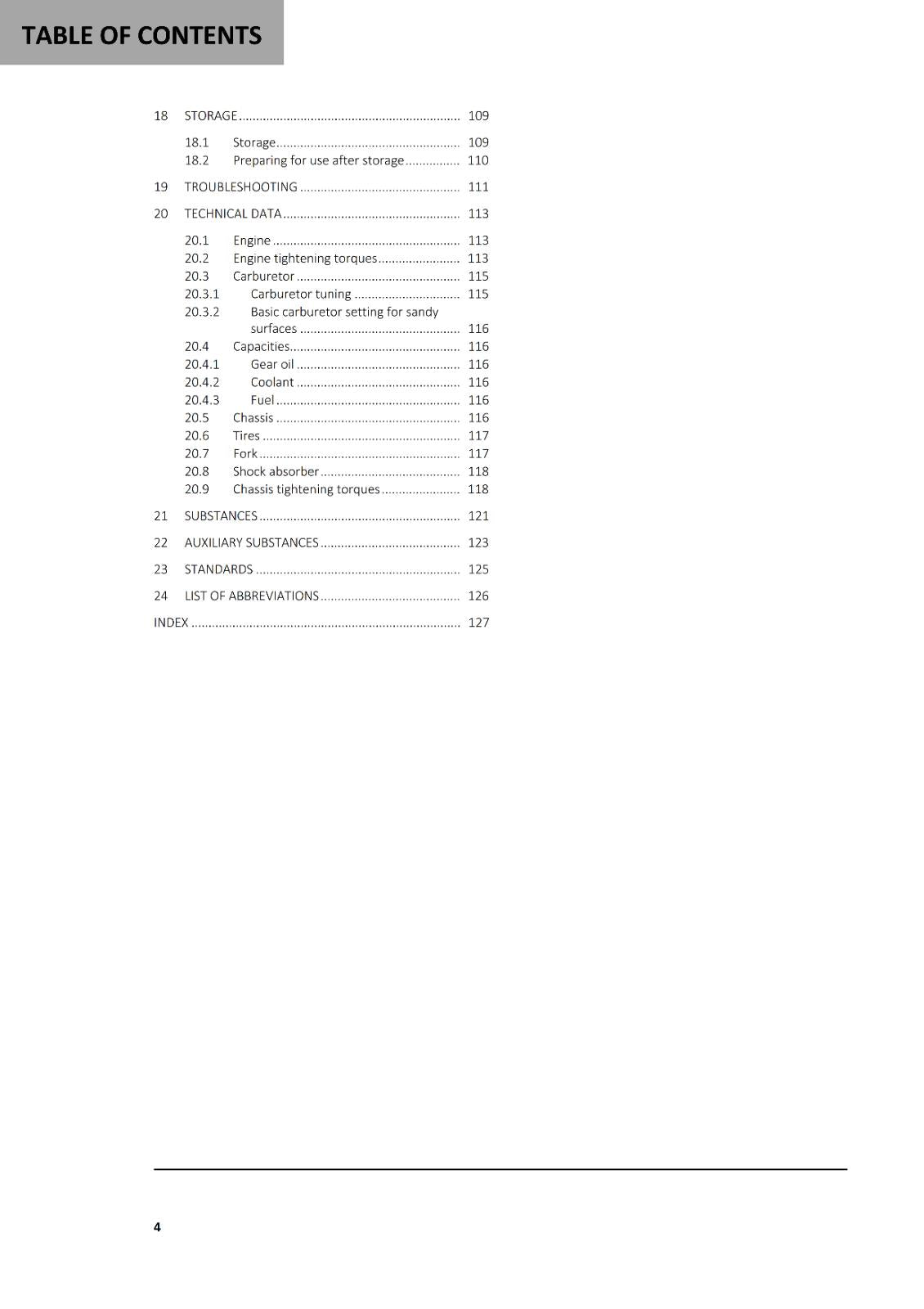 2023 GASGAS OWNERS MANUAL - MC 250 - REPRINTED