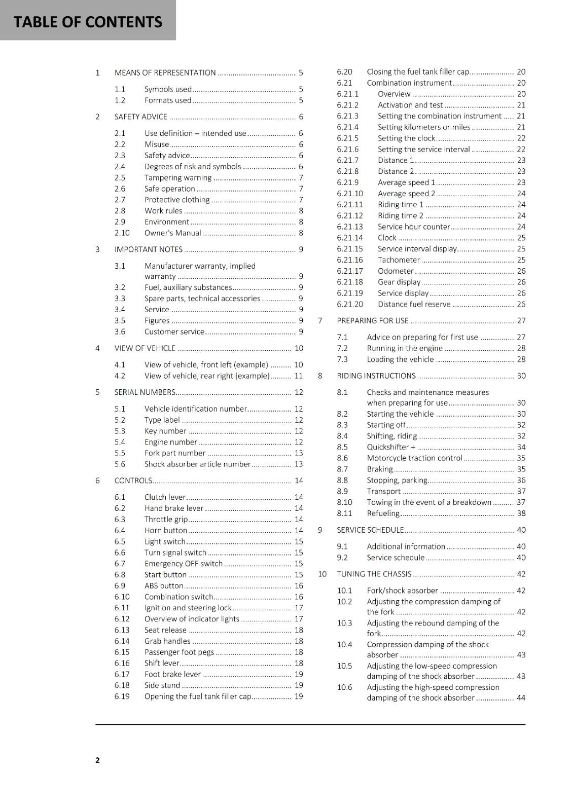 2023 GASGAS OWNERS MANUAL - ES 700 EU EDITION - REPRINTED