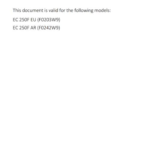 2023 GASGAS OWNERS MANUAL - EC 250F - REPRINTED