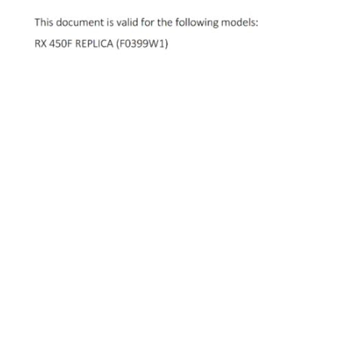 2023 GASGAS OWNERS MANUAL - RX 450F REPLICA - REPRINTED