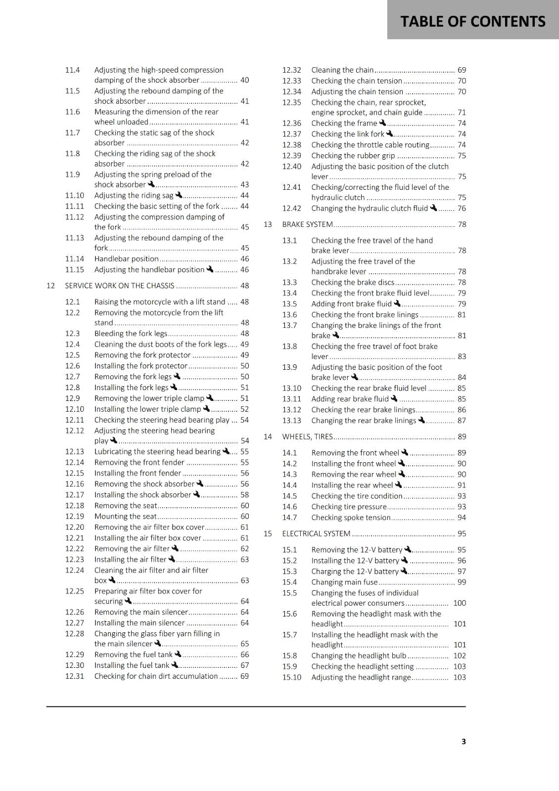 2021 GASGAS OWNERS MANUAL - EC 250F - REPRINTED