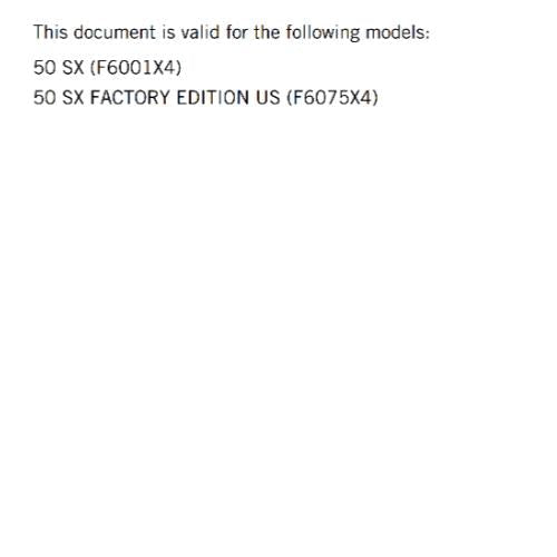 KTM 2024 OWNERS MANUAL - 50 SX FACTORY EDITION REPRINTED