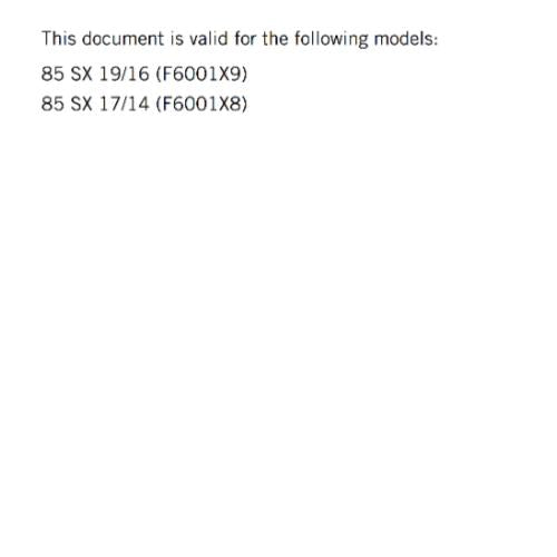 KTM 2024 OWNERS MANUAL - 85 SX 19/16 17/14 - REPRINTED