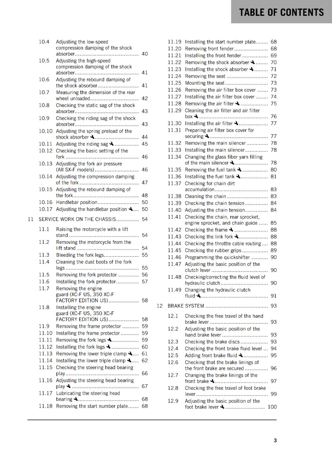 KTM 2024 OWNERS MANUAL - 350 SX-F XC-F FACTORY EDITION - REPRINTED
