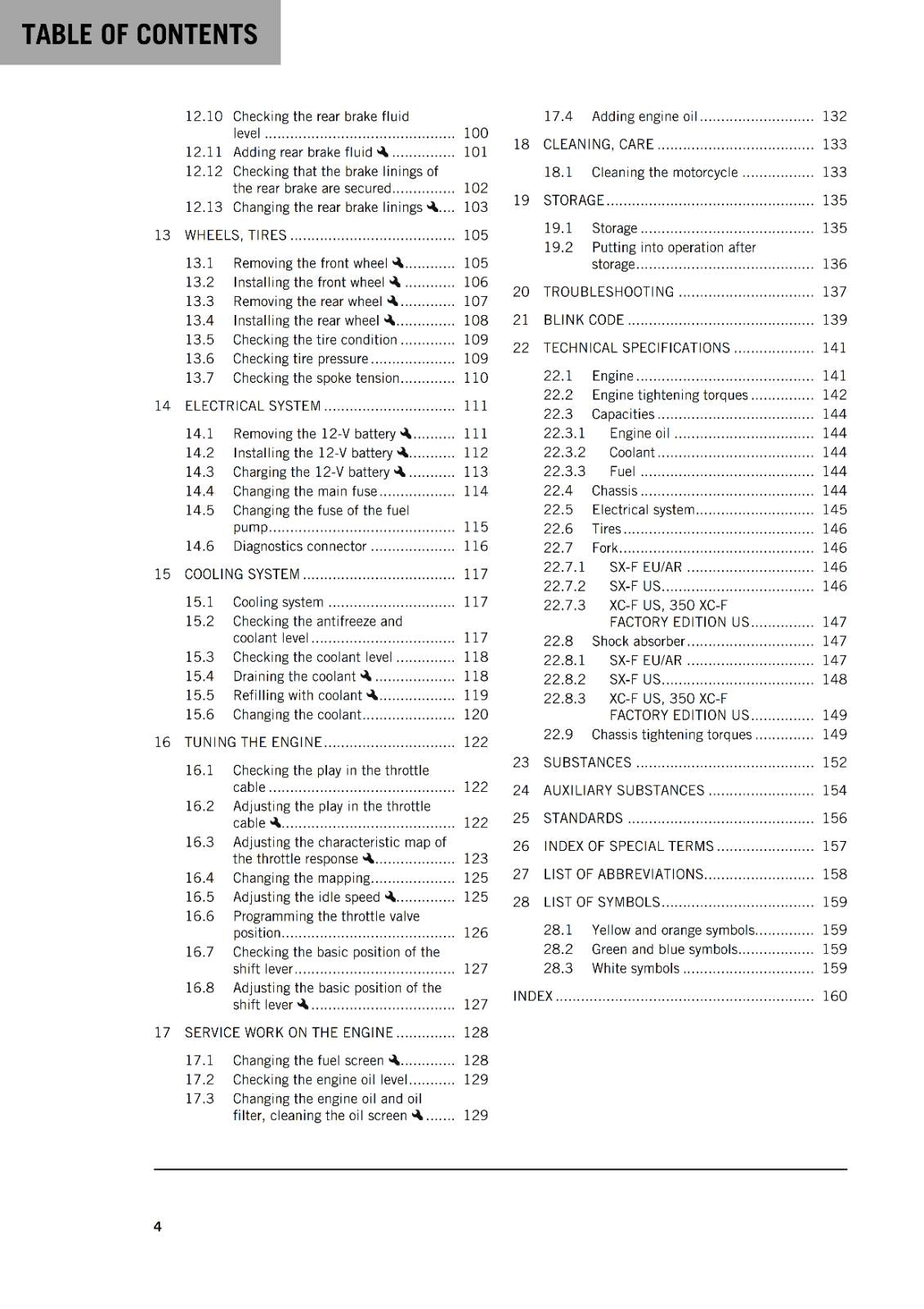 KTM 2024 OWNERS MANUAL - 350 SX-F XC-F FACTORY EDITION - REPRINTED