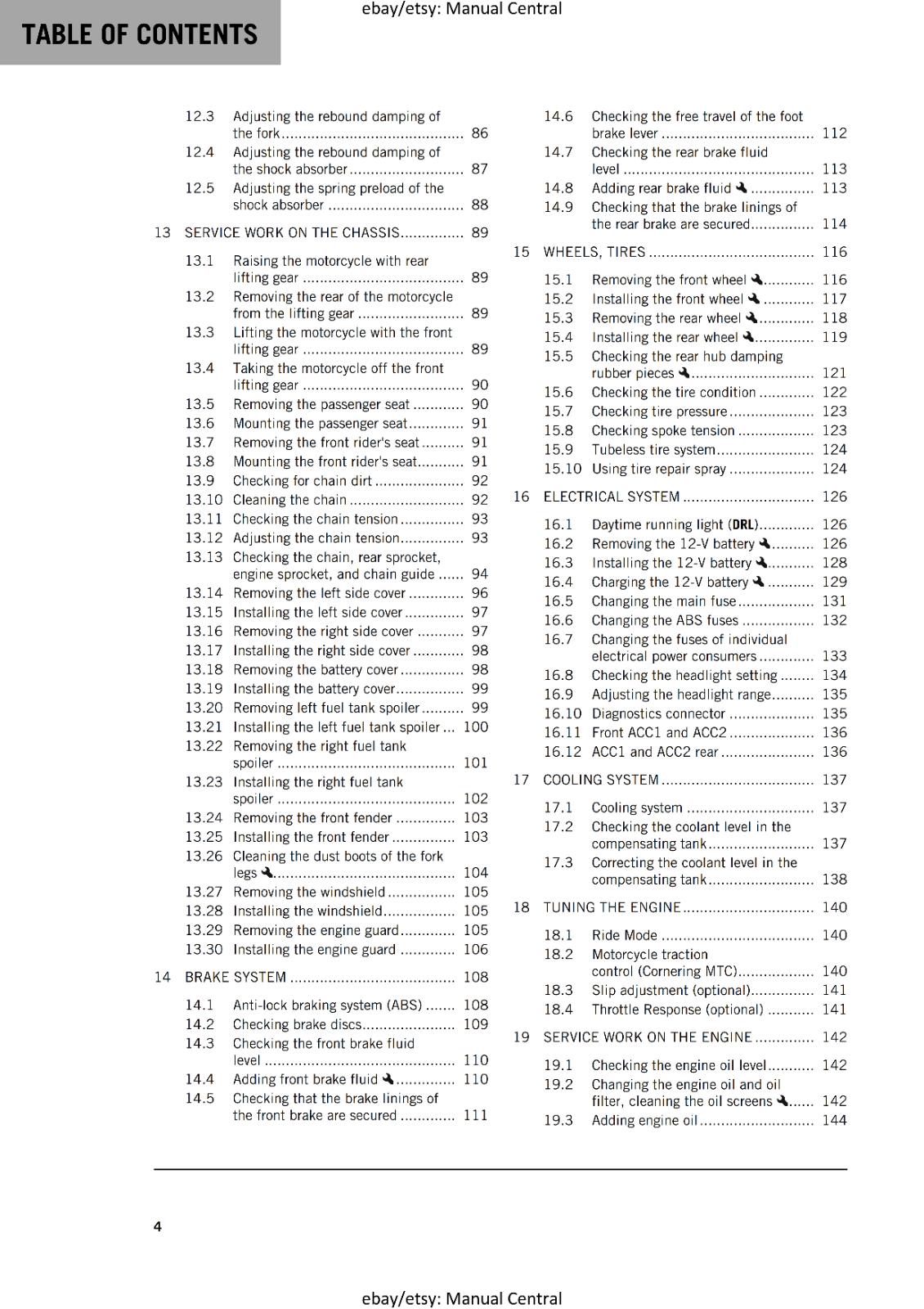 KTM 2024 OWNERS MANUAL - 890 ADVENTURE - REPRINTED