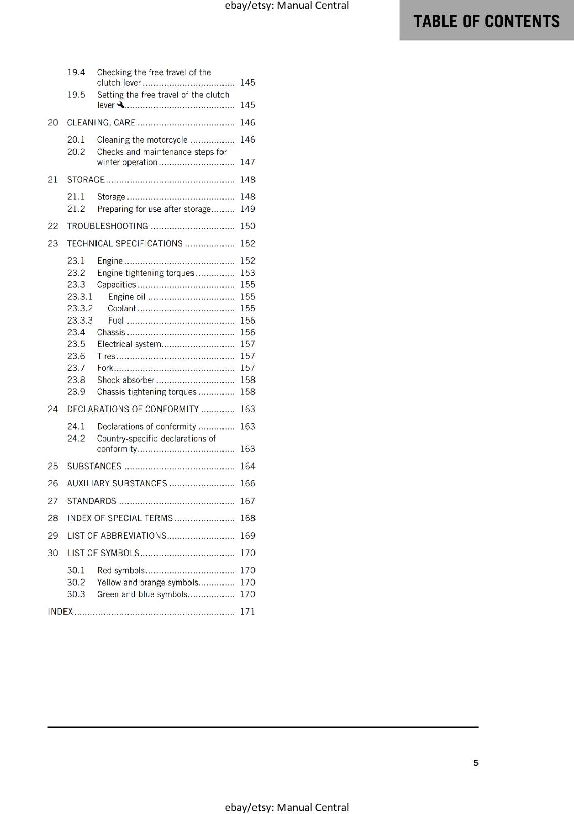 KTM 2024 OWNERS MANUAL - 890 ADVENTURE - REPRINTED