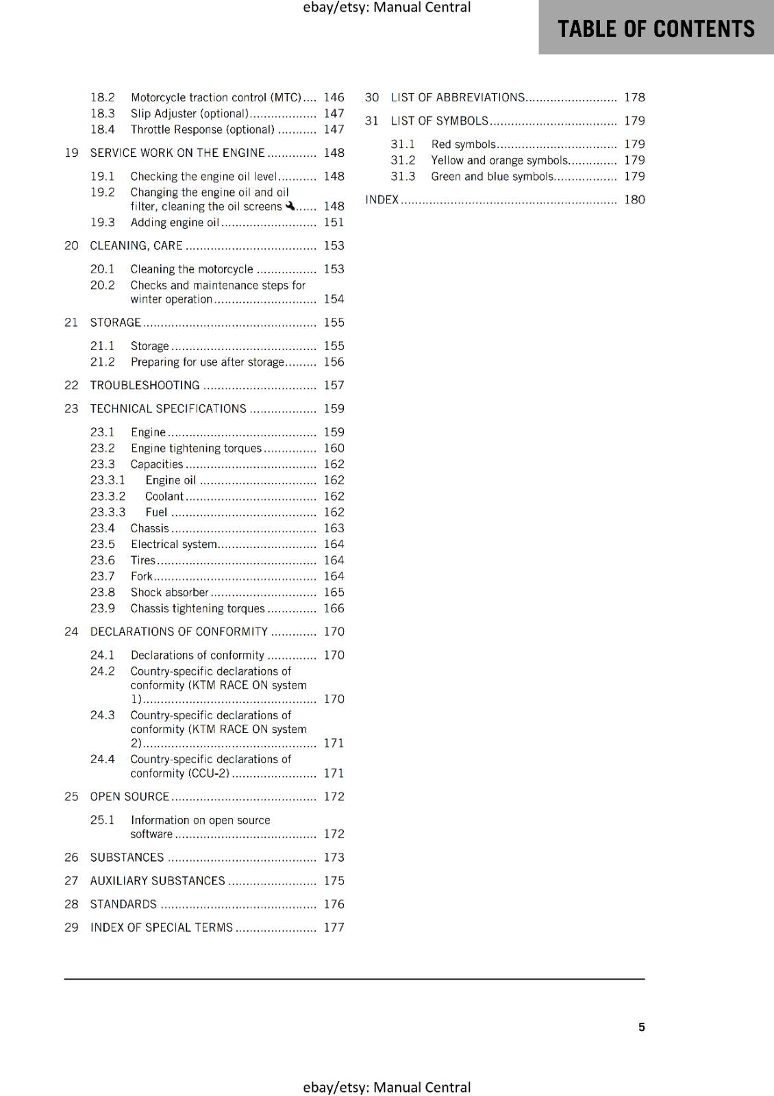 KTM 2024 OWNERS MANUAL - 1290 SUPER ADVENTURE R EU OT AR CN - REPRINTED