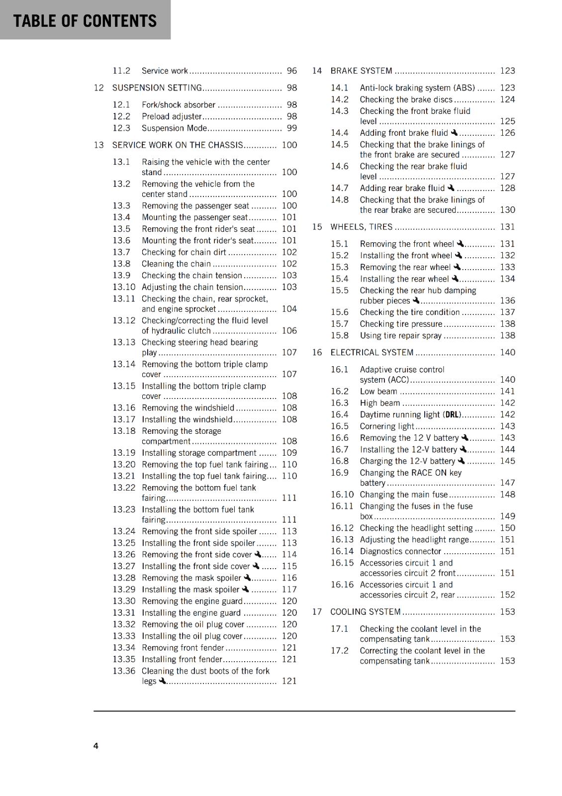 KTM 2024 OWNERS MANUAL - 1290 SUPER ADVENTURE S EU JP AR CN - REPRINTED