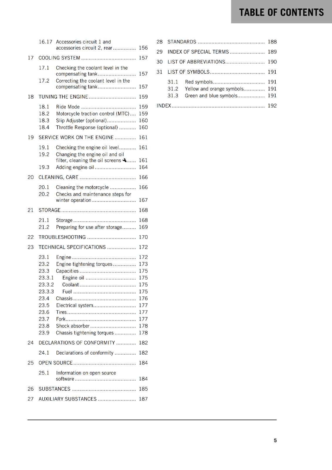 KTM 2024 OWNERS MANUAL - 1290 SUPER ADVENTURE S US - REPRINTED