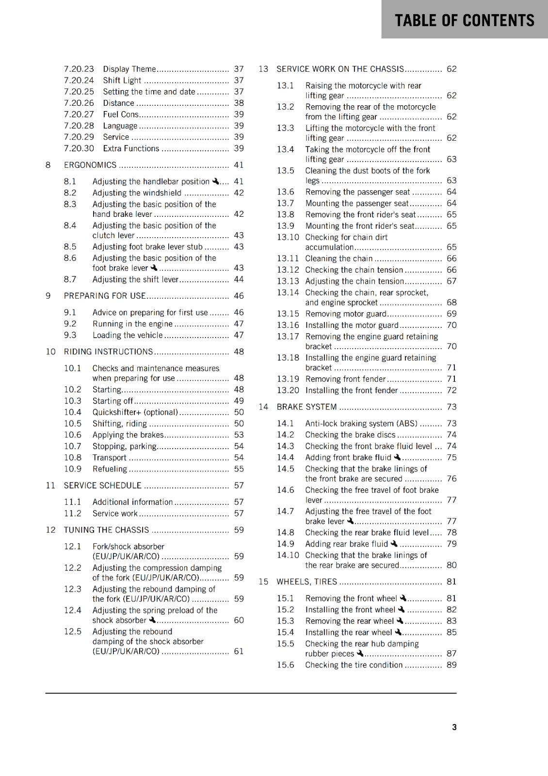 KTM 2024 OWNERS MANUAL - 390 ADVENTURE EU - REPRINTED