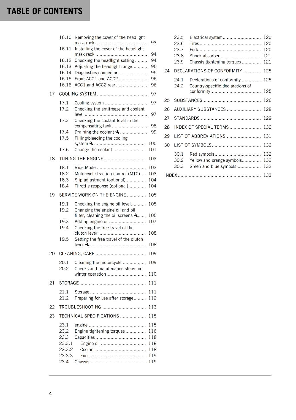 KTM 2024 OWNERS MANUAL - 790 DUKE - REPRINTED