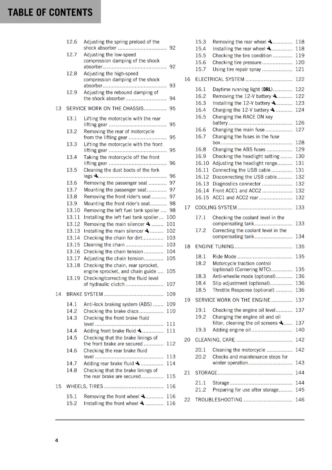 KTM 2024 OWNERS MANUAL - 1390 SUPER DUKE R - REPRINTED