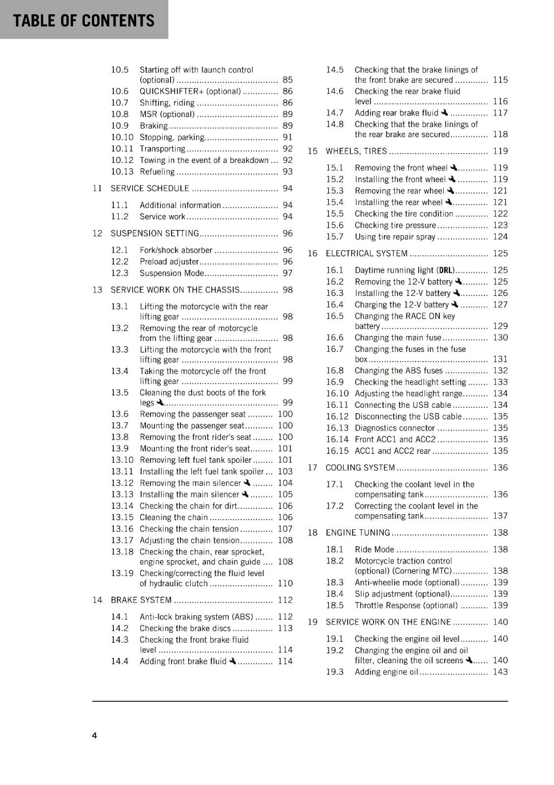 KTM 2024 OWNERS MANUAL - 1390 SUPER DUKE R EVO EU JP CN - REPRINTED