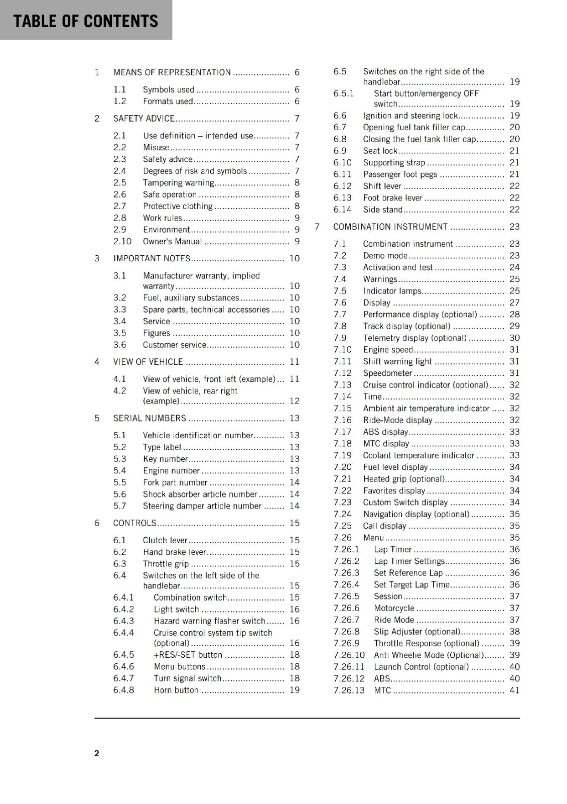 KTM 2024 OWNERS MANUAL - 990 DUKE EU CN - REPRINTED