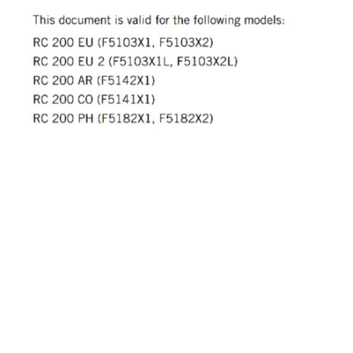 KTM 2024 OWNERS MANUAL - RC 200 - REPRINTED