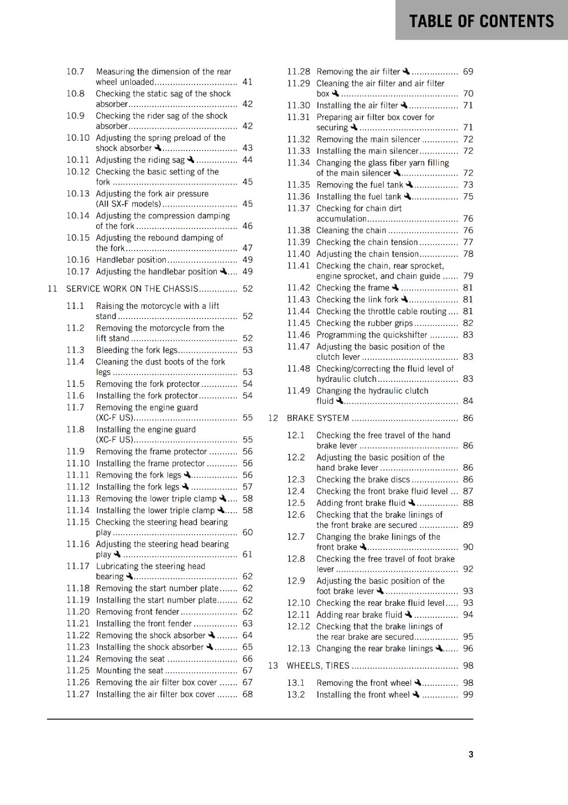 KTM 2025 OWNERS MANUAL - 350 SX-F XC-F - REPRINTED