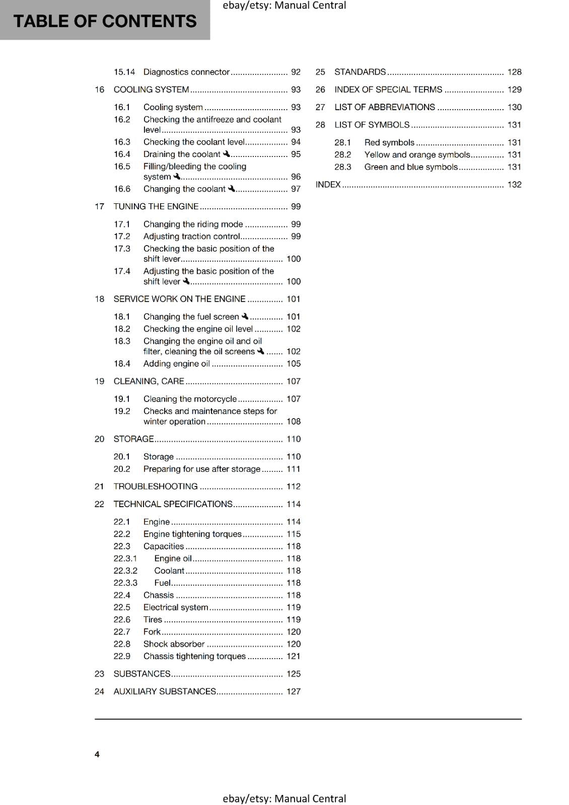 HUSQVARNA 2024 OWNERS MANUAL - 701 SUPERMOTO EU EDITION - REPRINTED