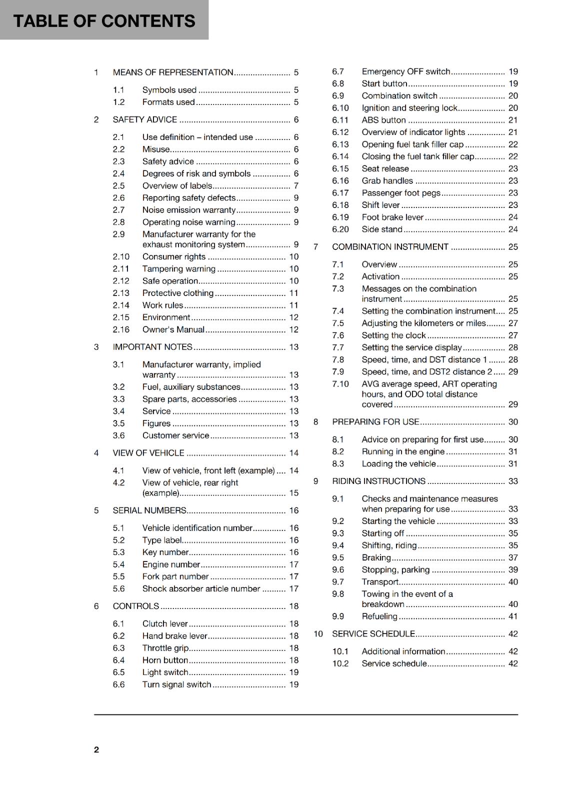 HUSQVARNA 2024 OWNERS MANUAL - 701 SUPERMOTO US EDITION - REPRINTED