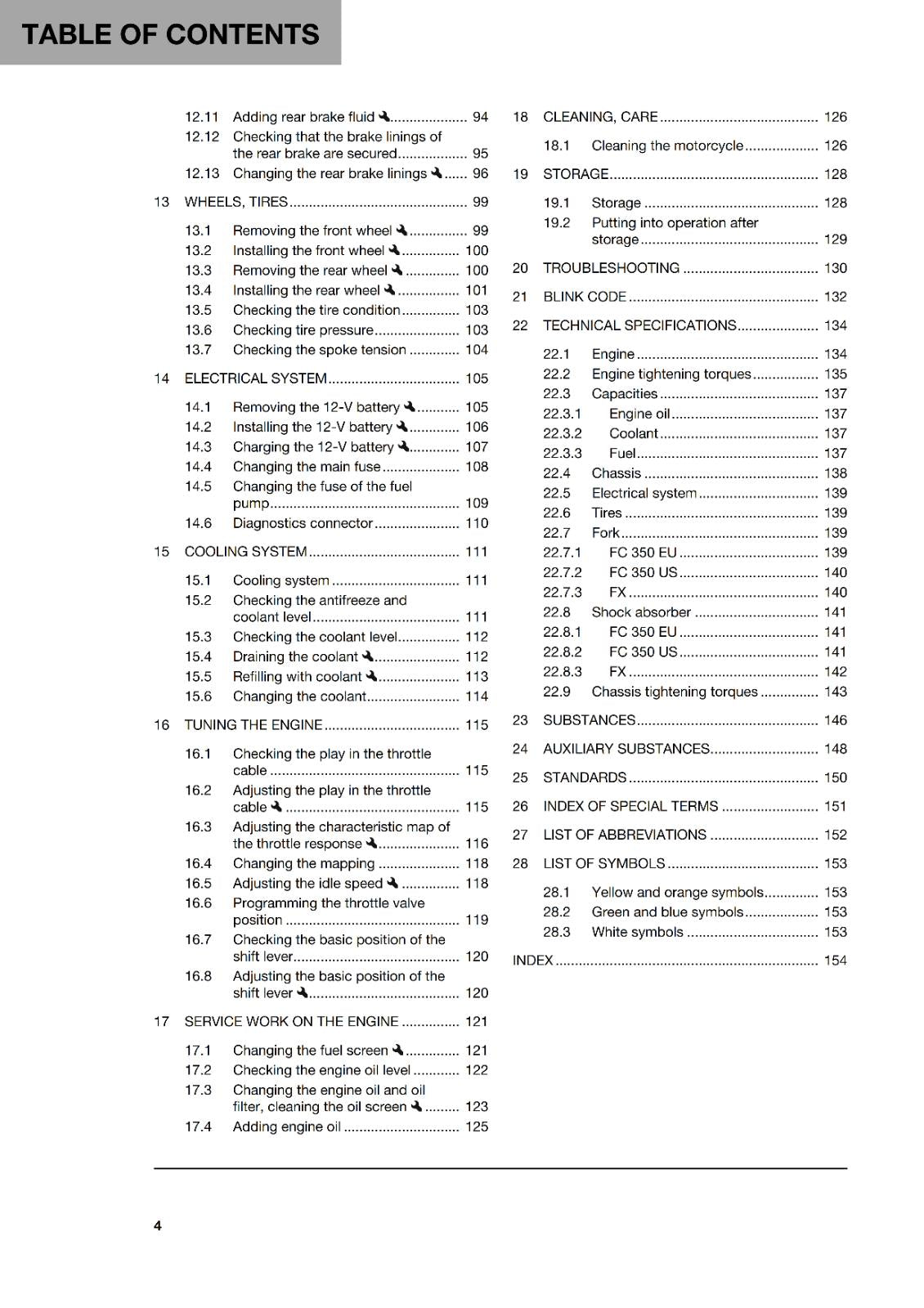 HUSQVARNA 2024 OWNERS MANUAL - FC FX 350 - REPRINTED